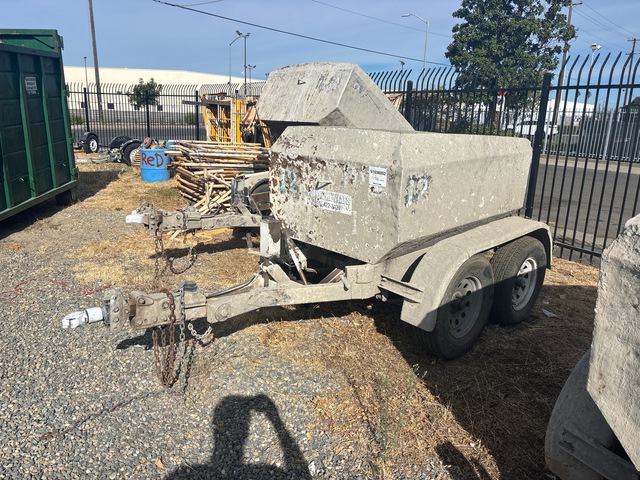 Demco GT2000 8 ft T/A Concrete Tub Trailer Demco GT2000 8 ft T/A Concrete Tub Trailer
