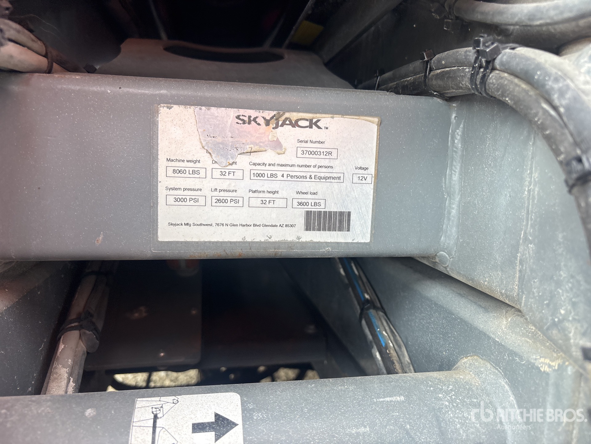 2007 Skyjack SJ6832RT