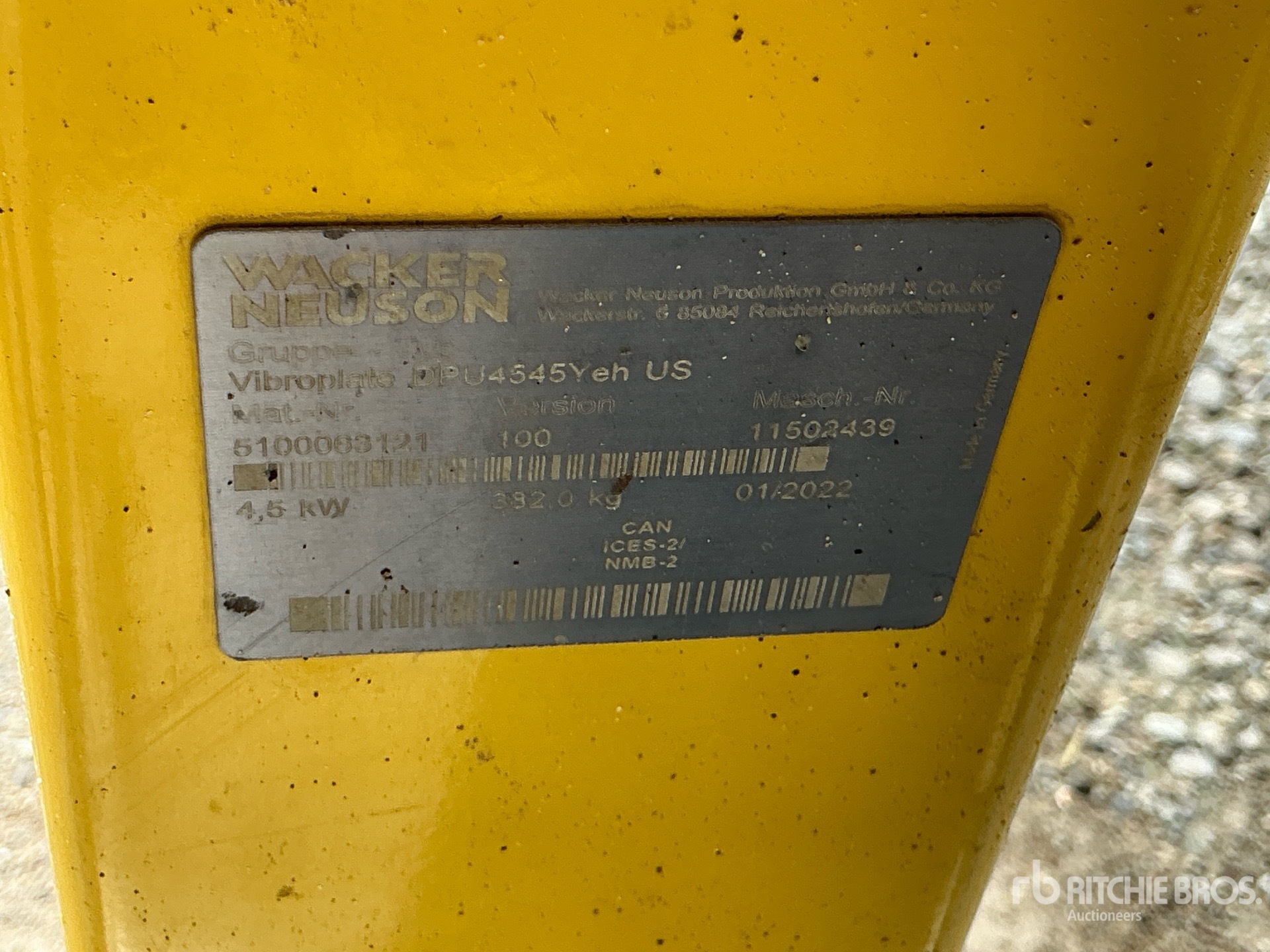 2022 Wacker Neuson DPU4545