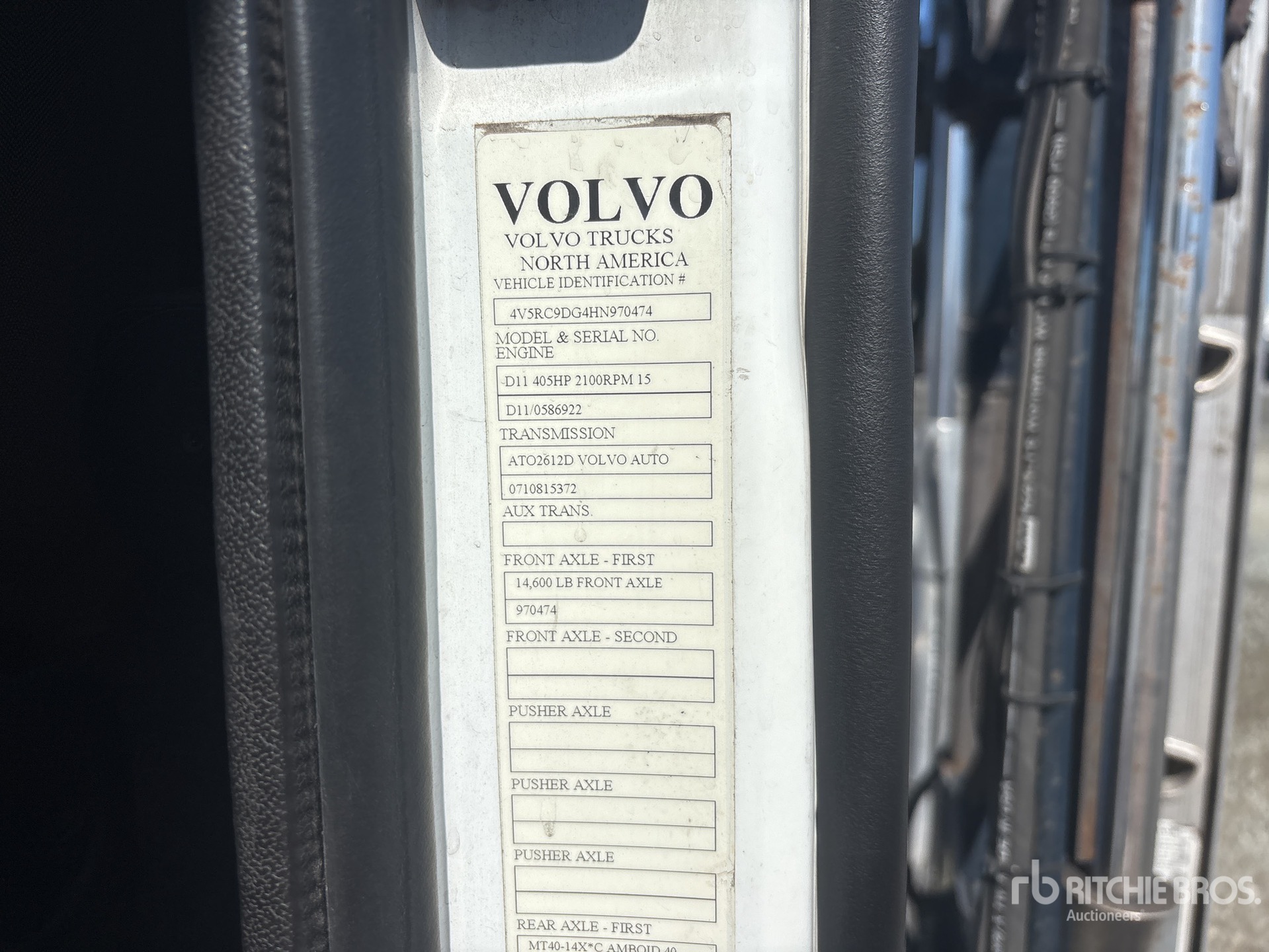 2017 Volvo VAH