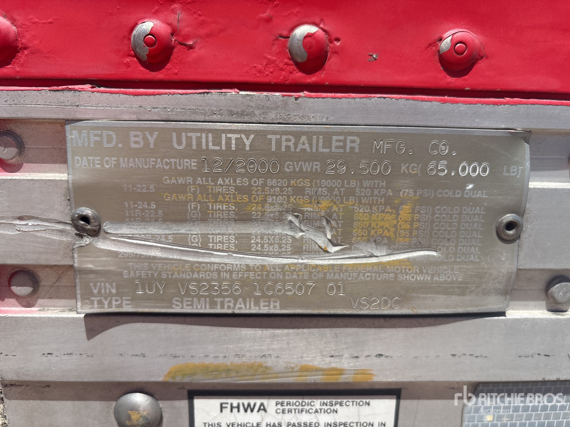 2001 Utility VS2DC