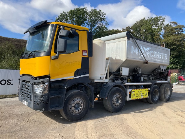 2021 Renault C430 DTI 11 8x4 Twin-Steer Volumetric Mixer Truck