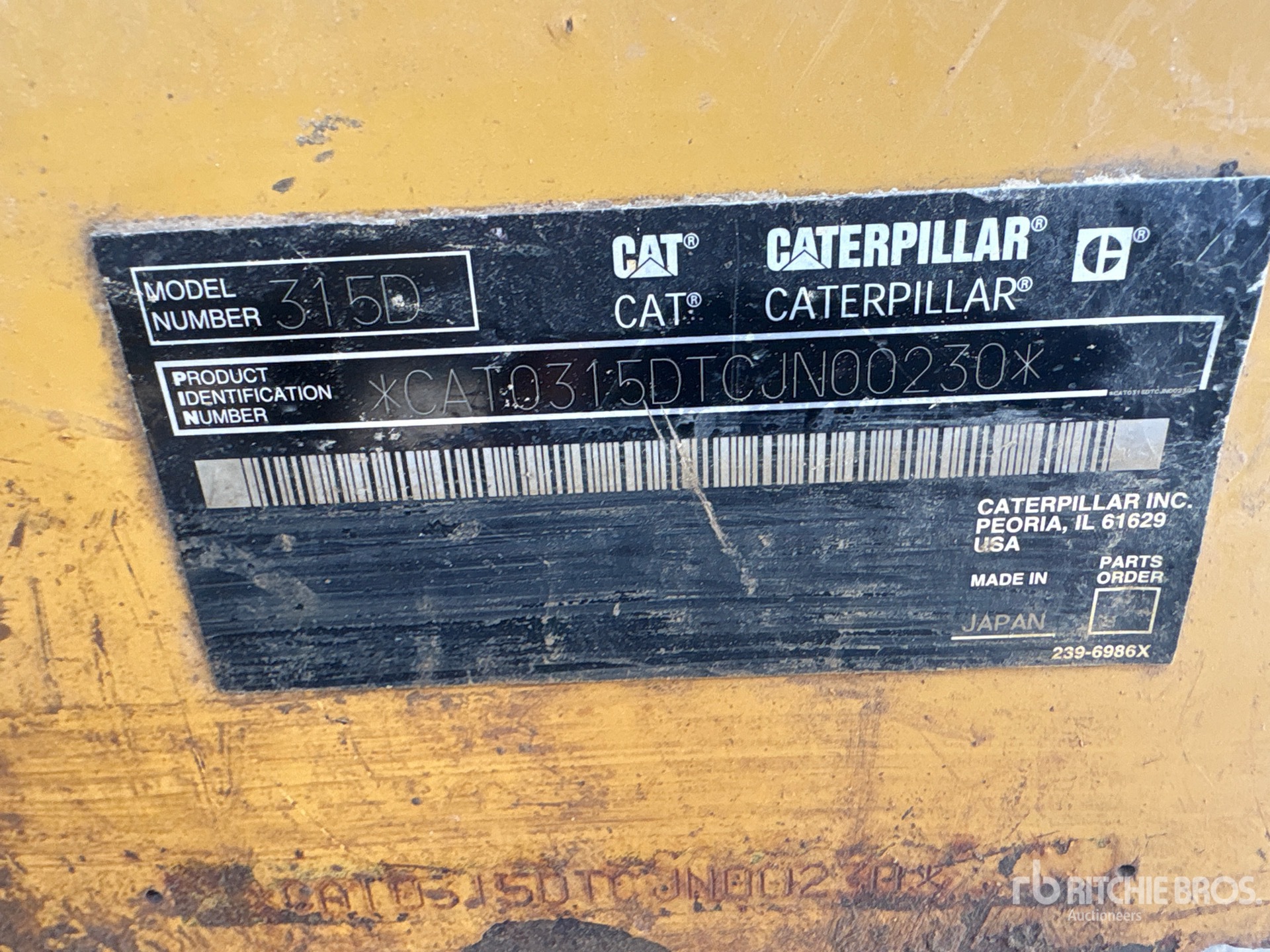 2008 Caterpillar 315D L
