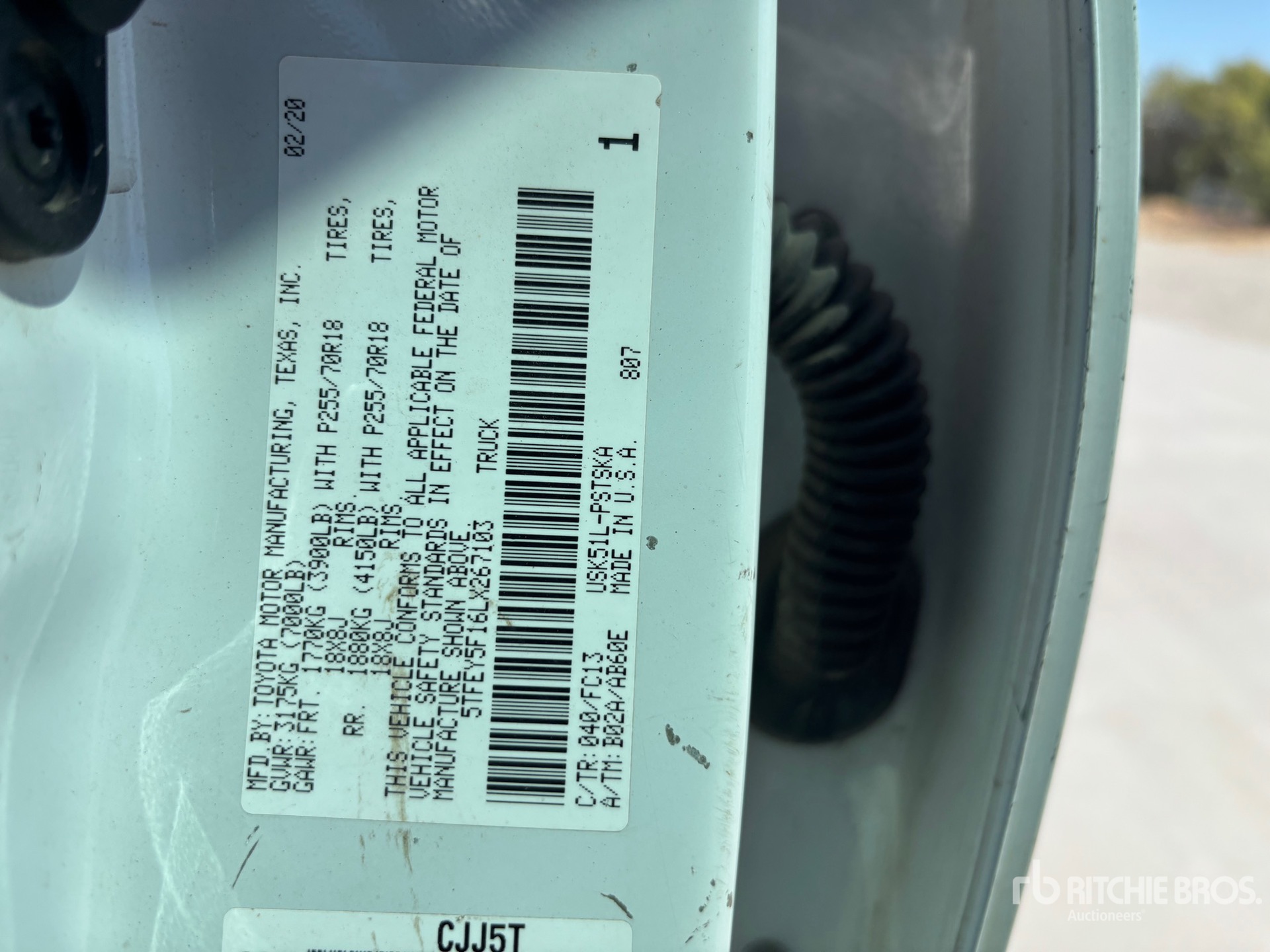 Photo of 2020 Toyota TUNDRA