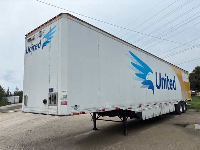 2001 Kentucky 53 ft x 102 in T/A Van Trailer