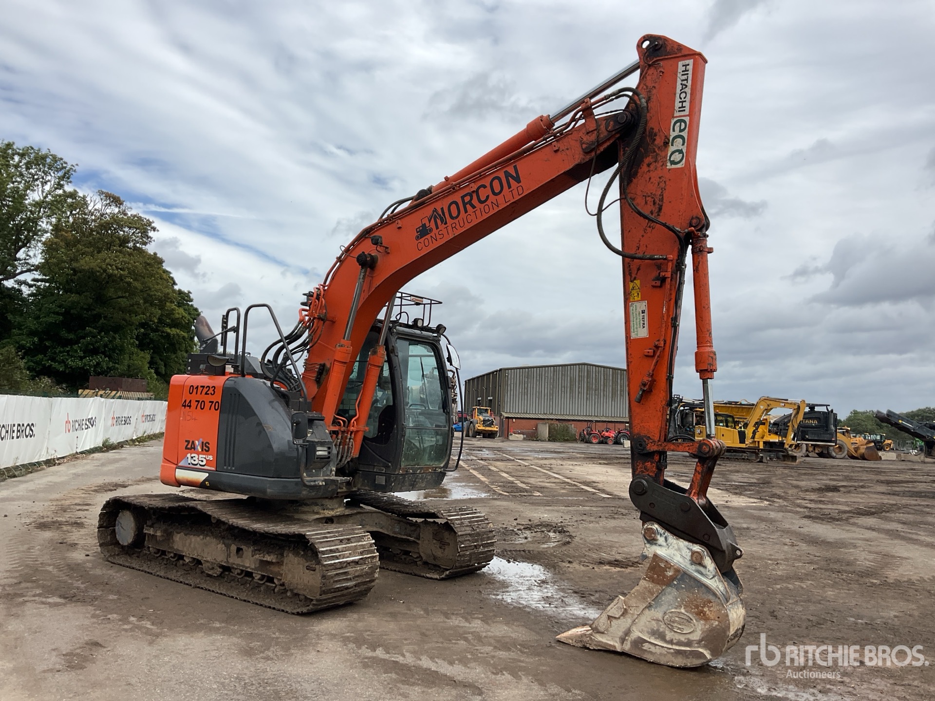 2018 Hitachi ZX135US-6