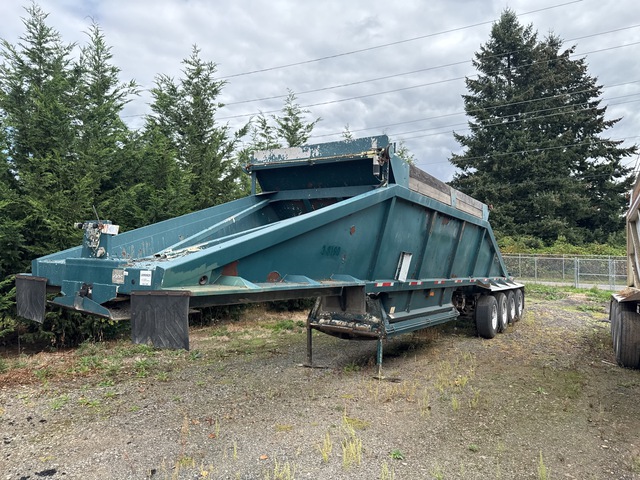 1999 Red River 4AX SNGL BOTTOM DMP 48 ft Quad/A belly dump Belly Dump Trailer
