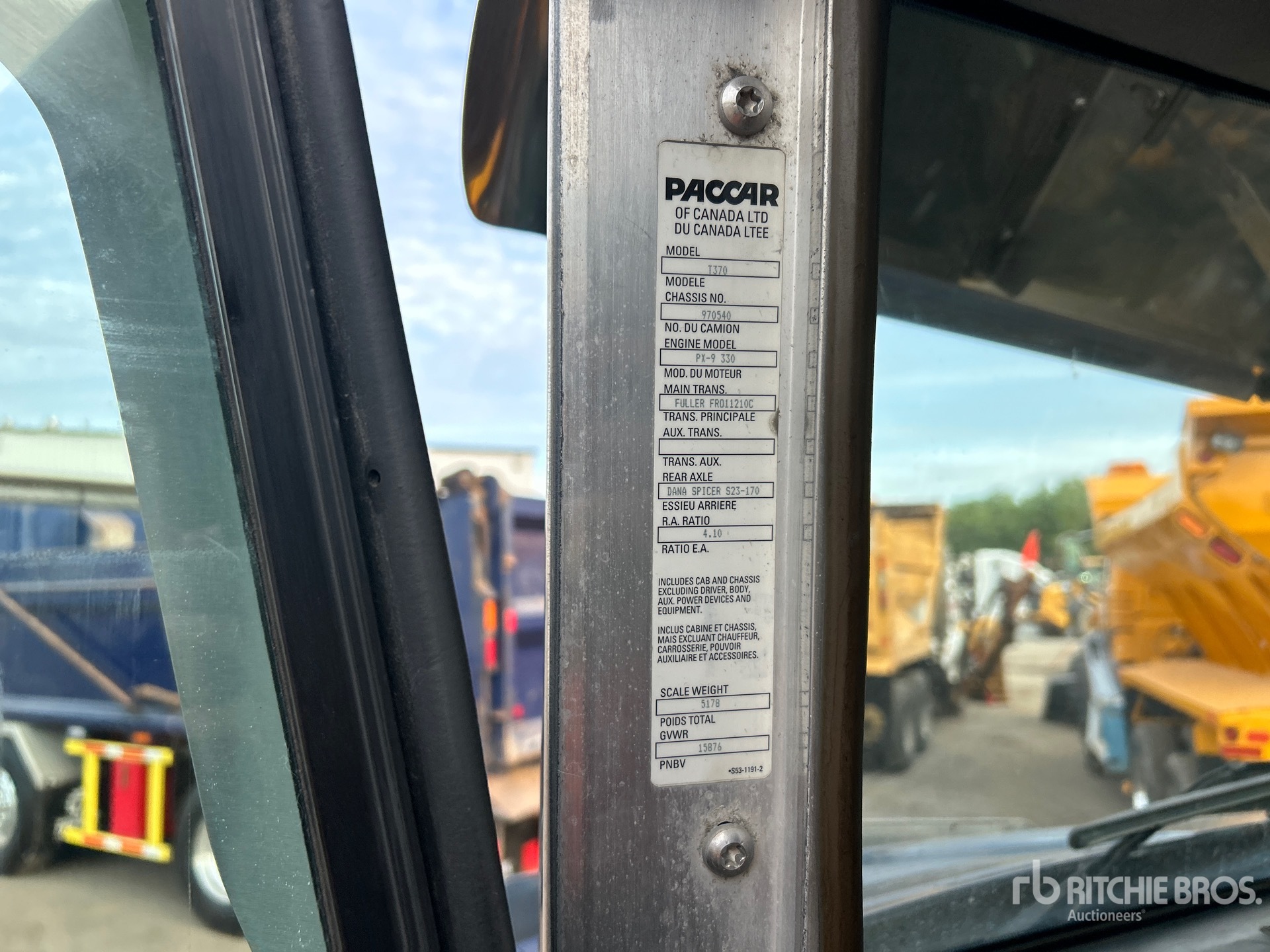 2014 Kenworth T370