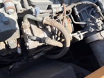 Engine with A/C Compressor