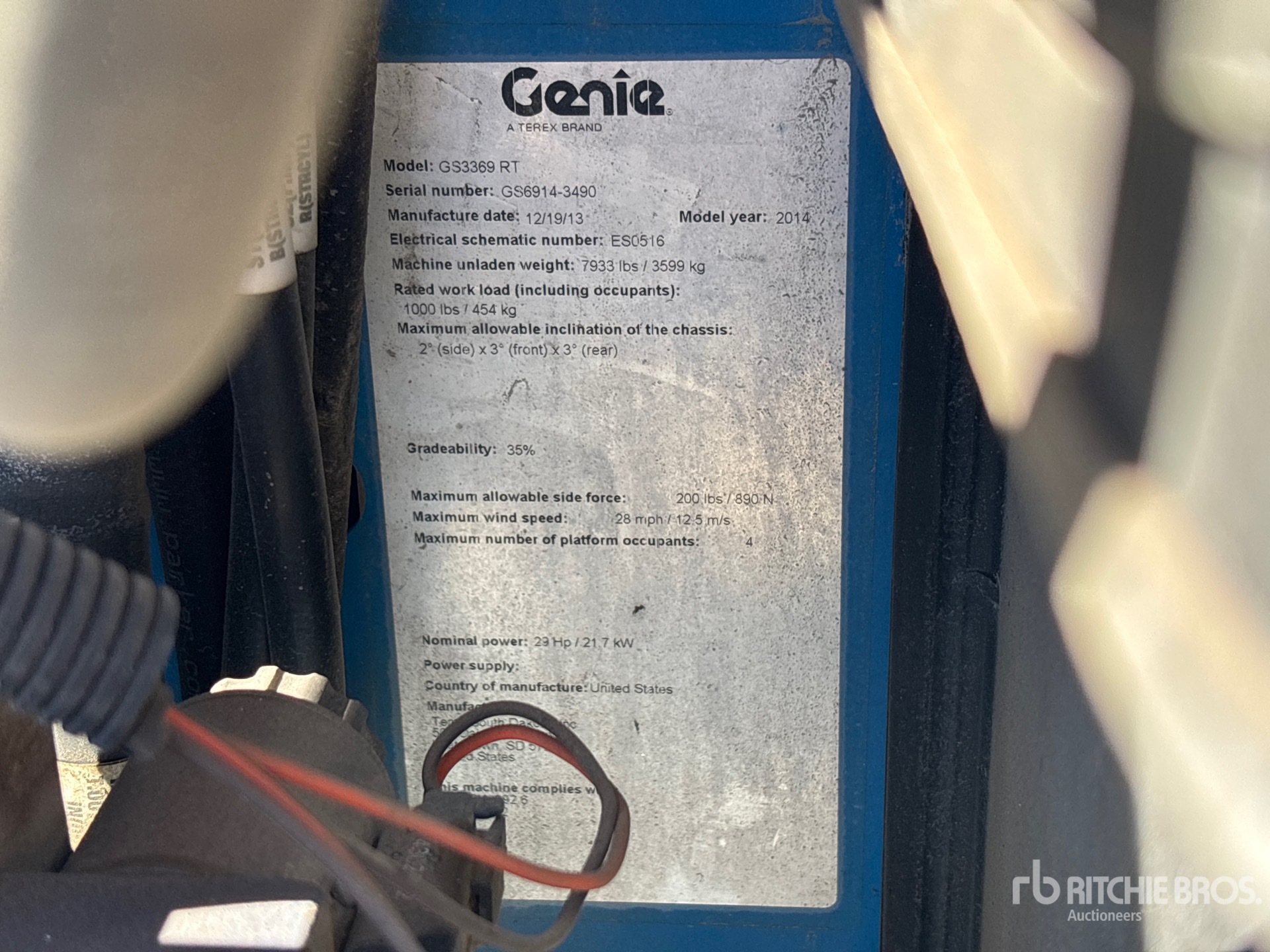 2014 Genie GS-3369RT