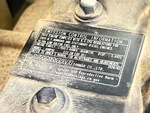 Engine with Emission Label