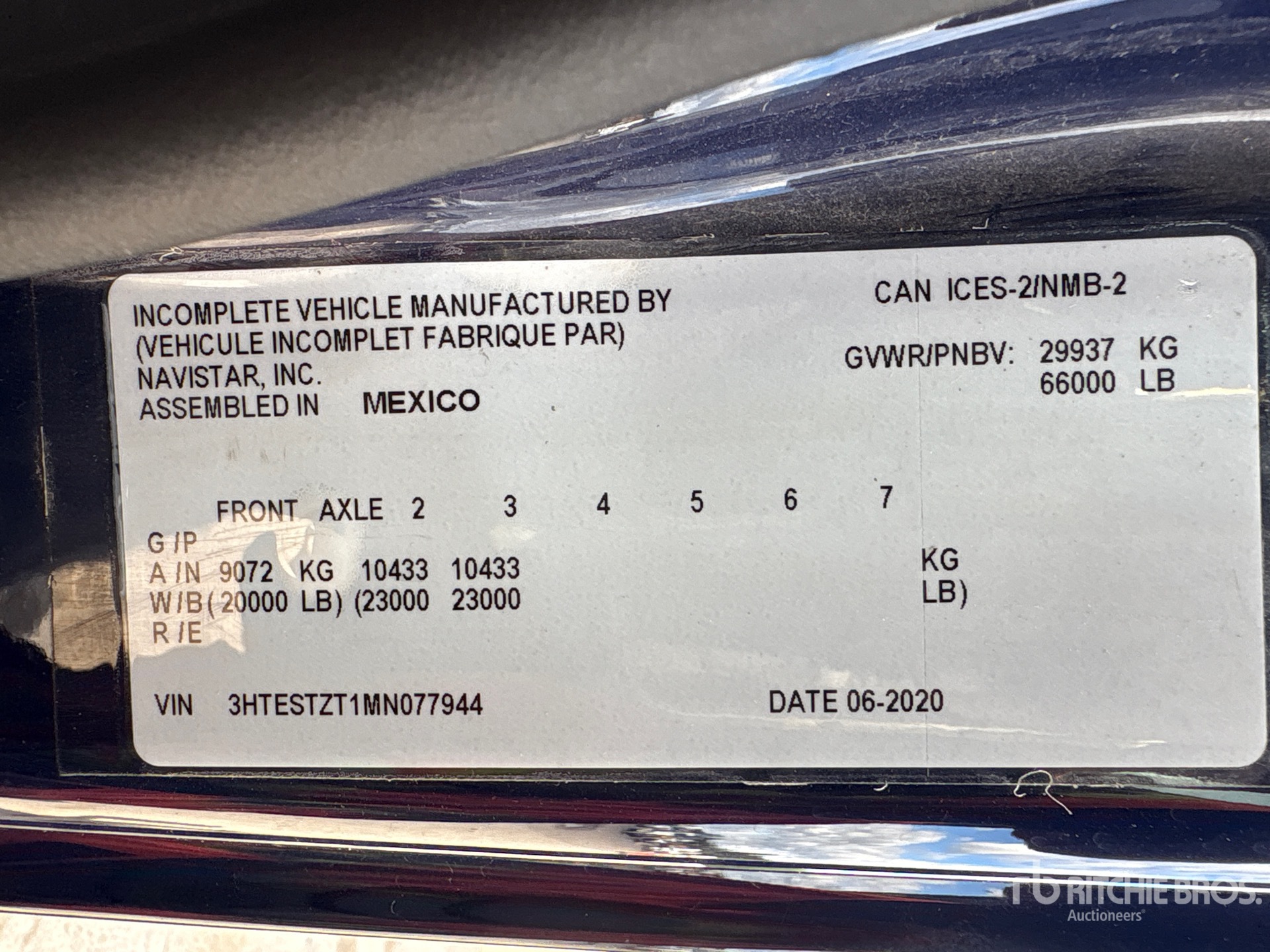 2021 International HV613