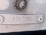 General Appearance with Frame Stamp Serial Number/VIN Photo