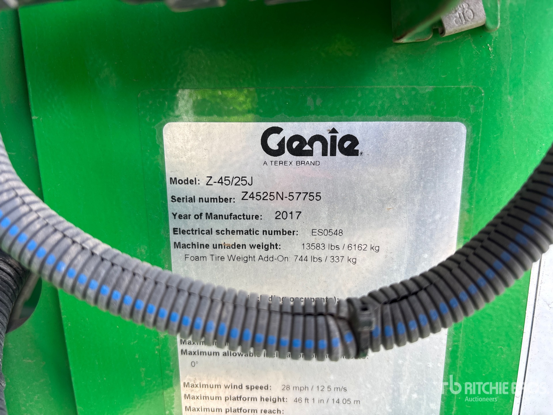 2017 Genie Z-45/25J