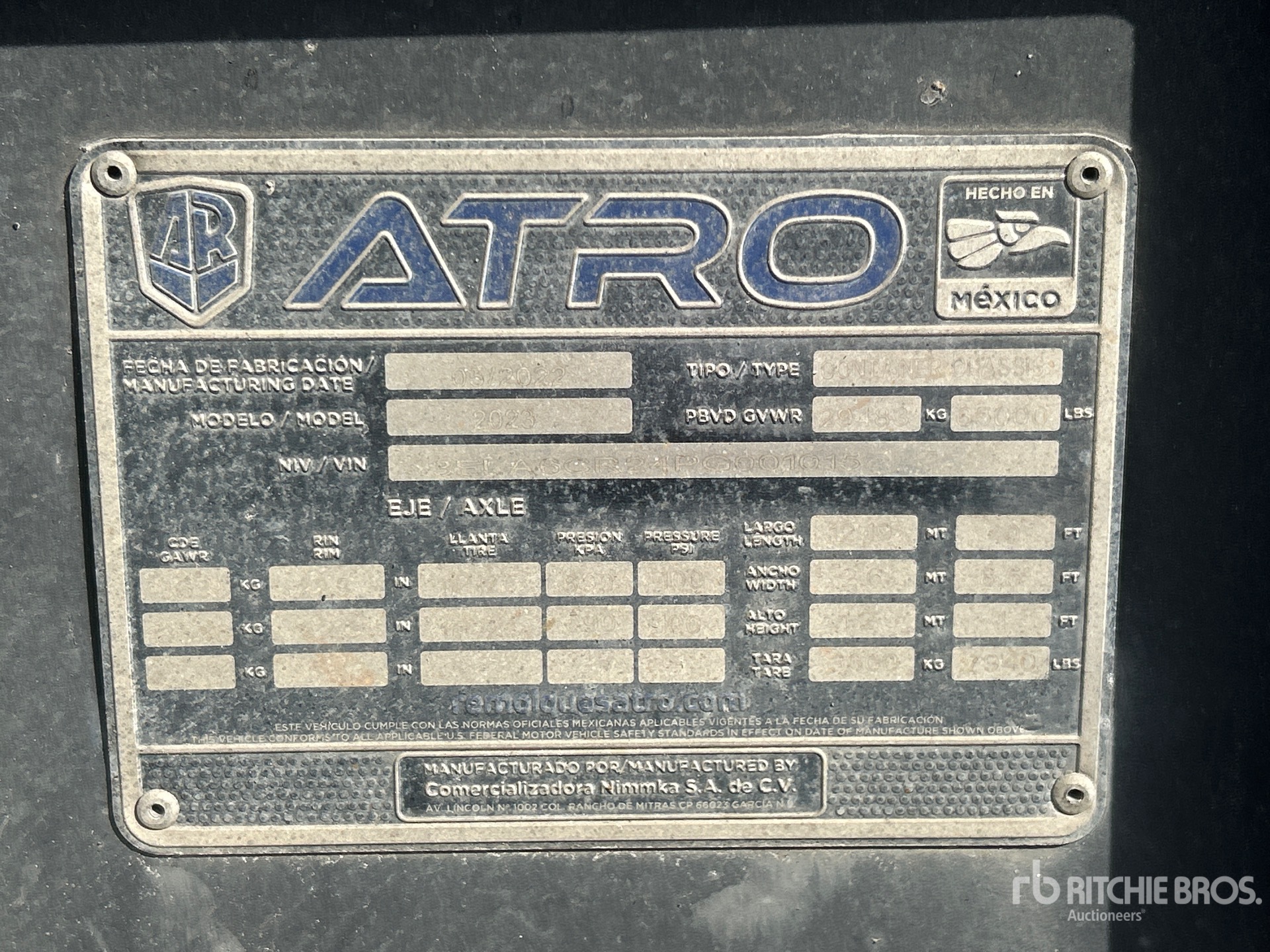 2023 Atro 40 ft T/A