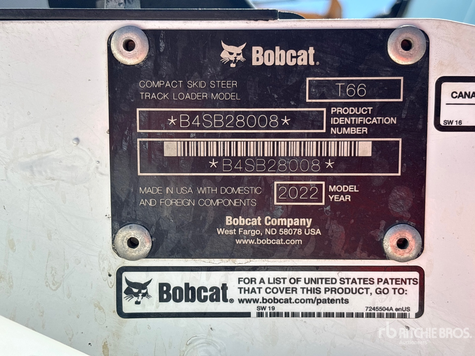 2022 Bobcat T66