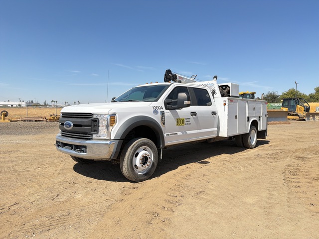 2018 Ford F-550 XL 4x4 Crew Cab Service Truck