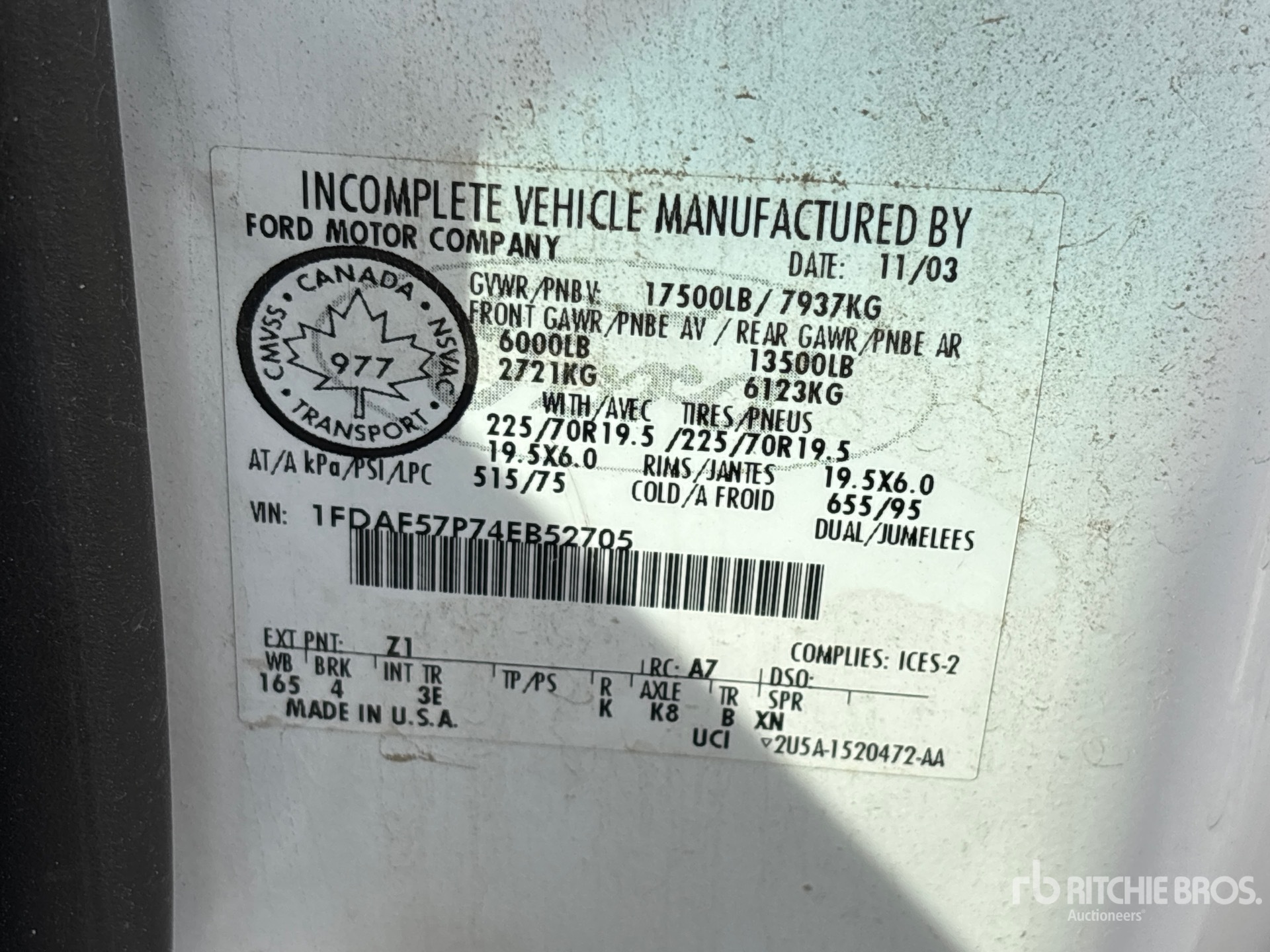 2004 Ford F-550