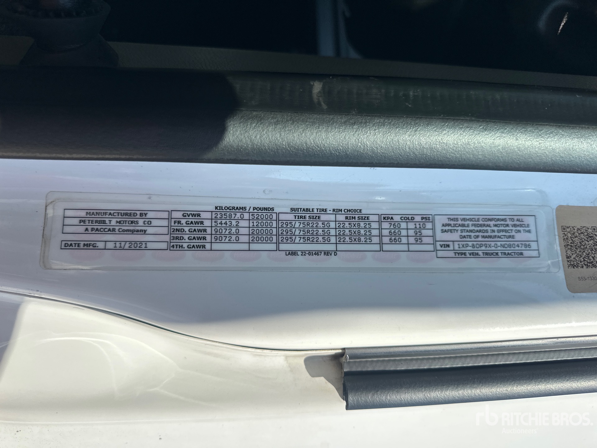 2022 Peterbilt 579