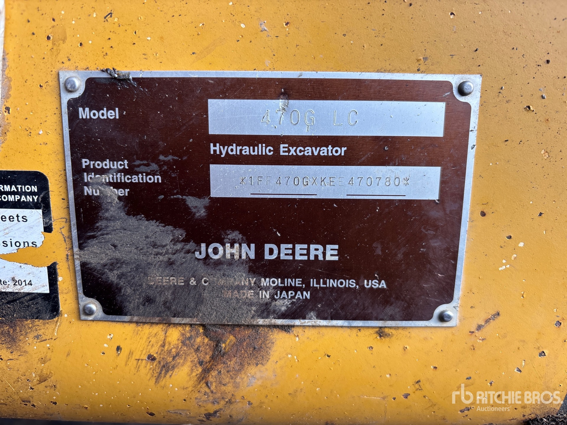 2014 John Deere 470G LC
