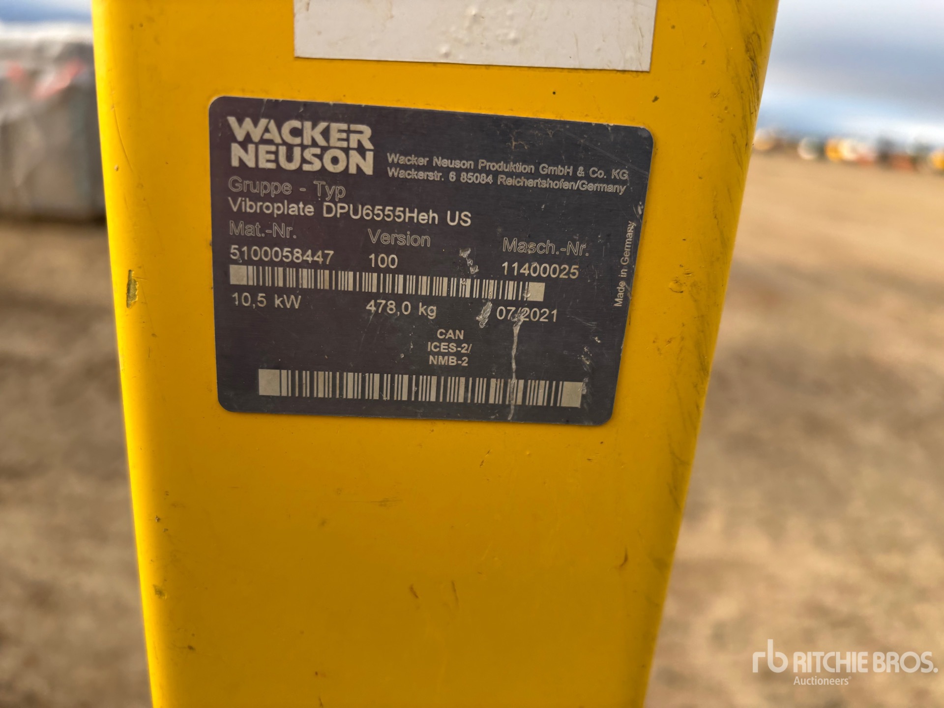 2021 Wacker Neuson DPU 6555HE