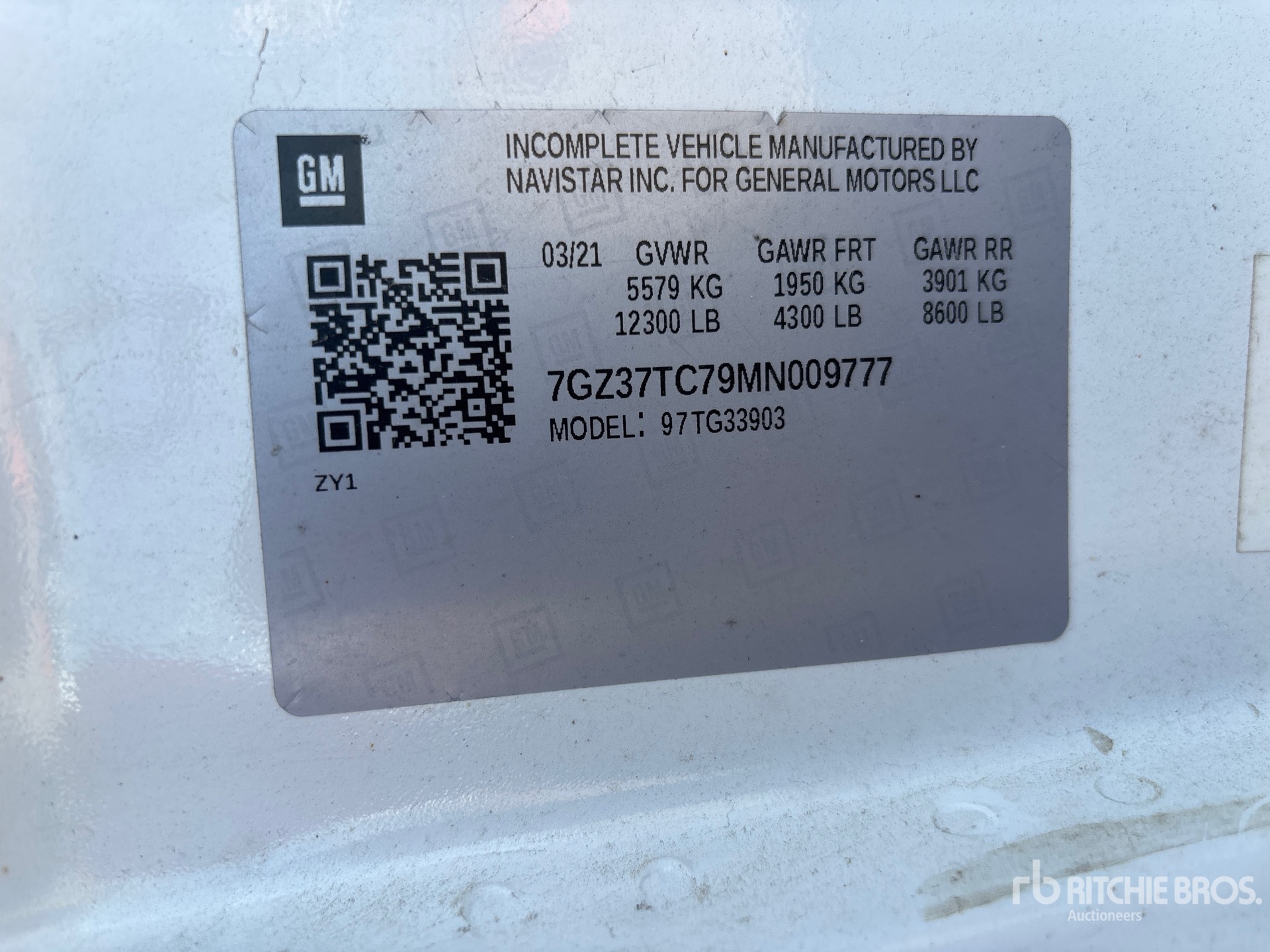 2021 GMC SAVANA G3500