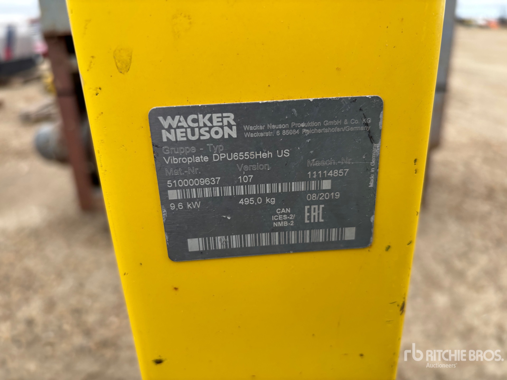 2019 Wacker Neuson DPU 6555HE