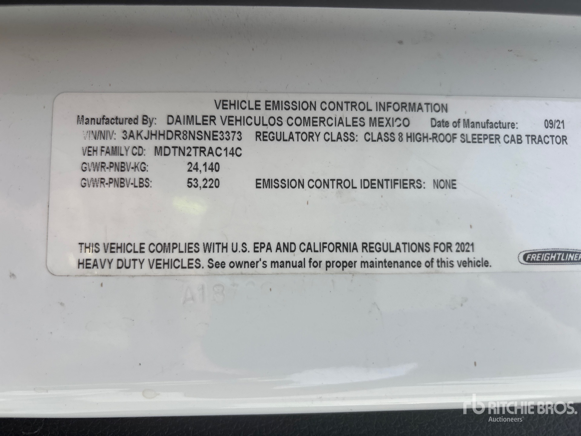 2022 Freightliner 6X4
