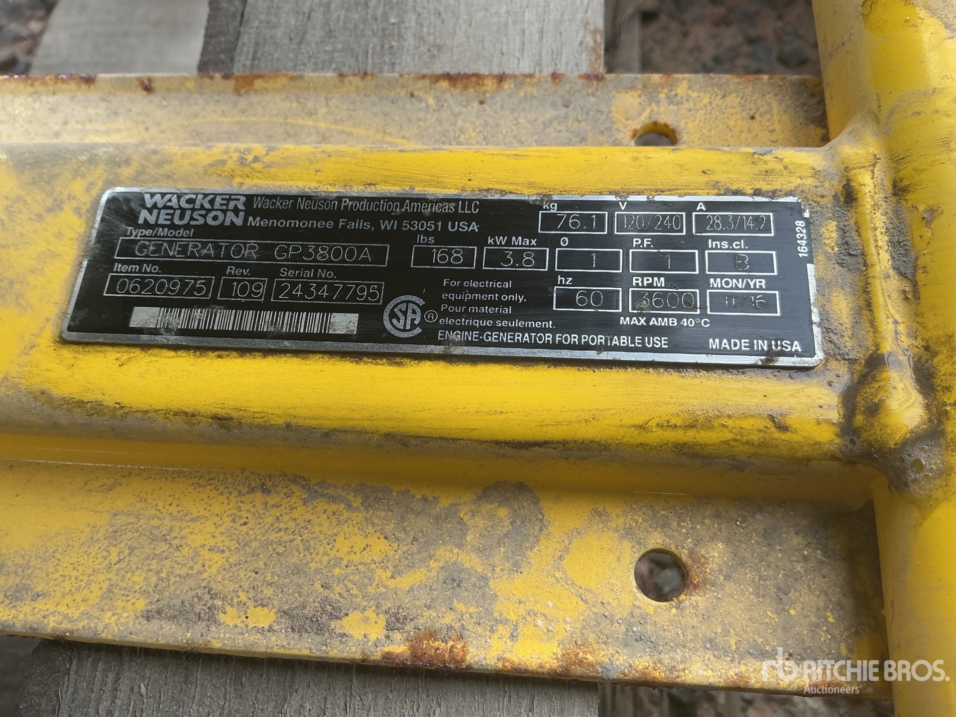 2022 Wacker Neuson GP3800A