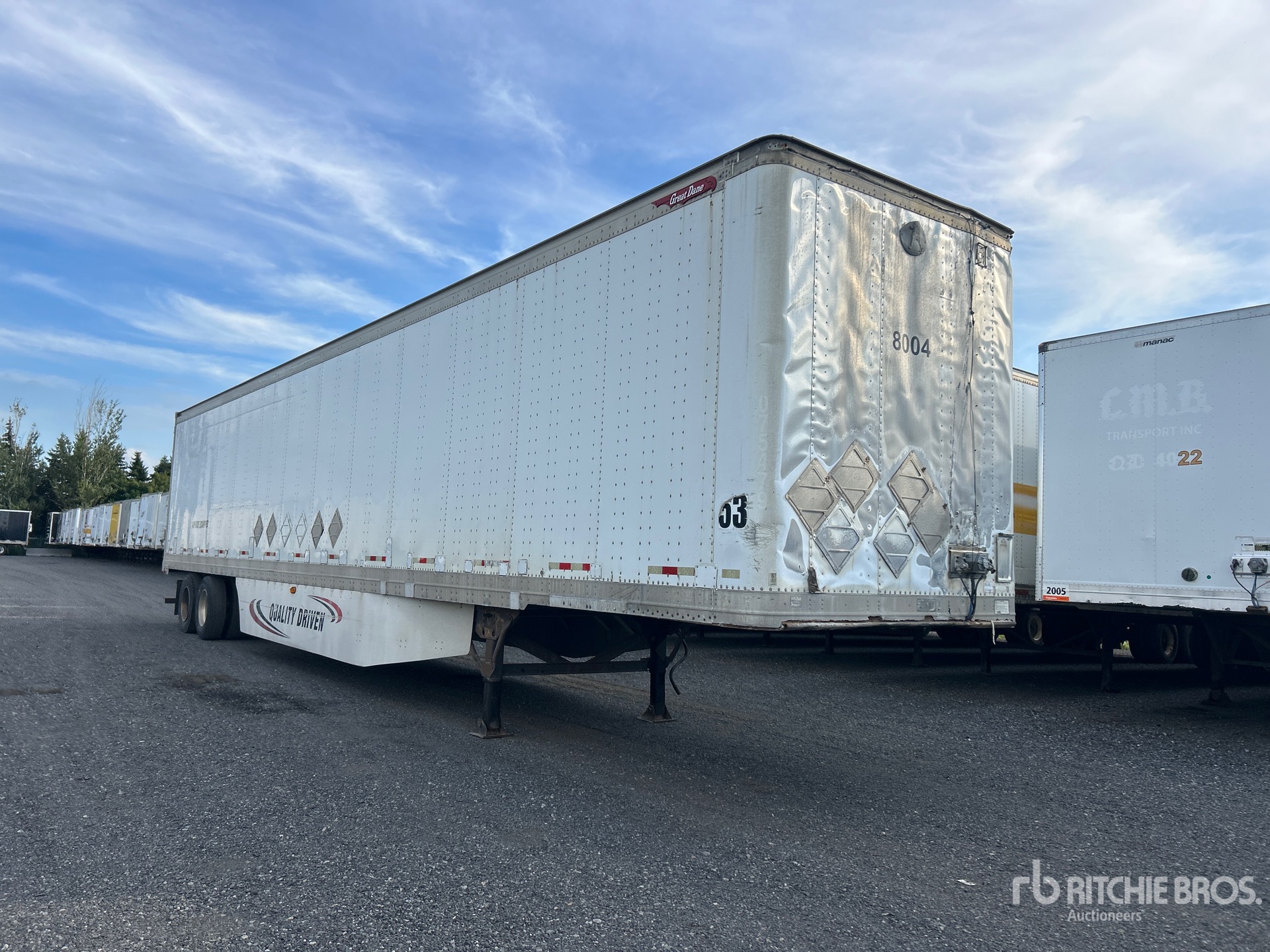 2012 Great Dane 53 FT X 102 IN T/A