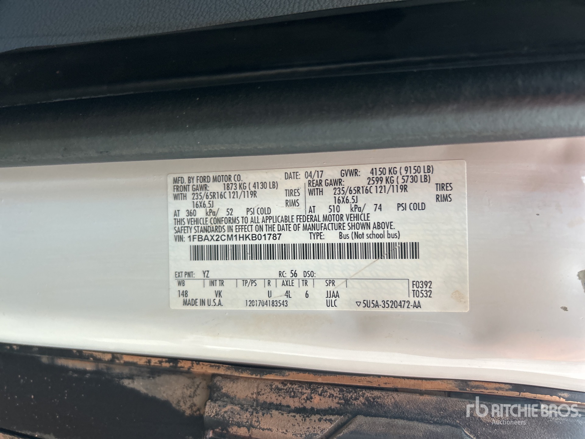 2017 Ford TRANSIT