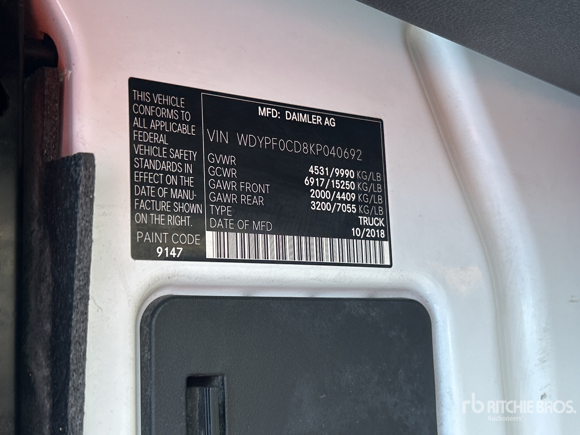 2019 Freightliner SPRINTER 3500