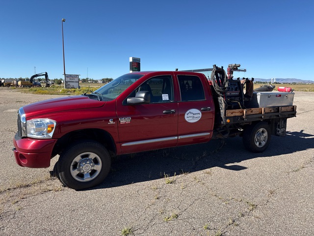 2007 Dodge Ram 3500 4x4 Crew Cab Flatbed Truck 2007 Dodge Ram 3500 4x4 Crew Cab Flatbed Truck
