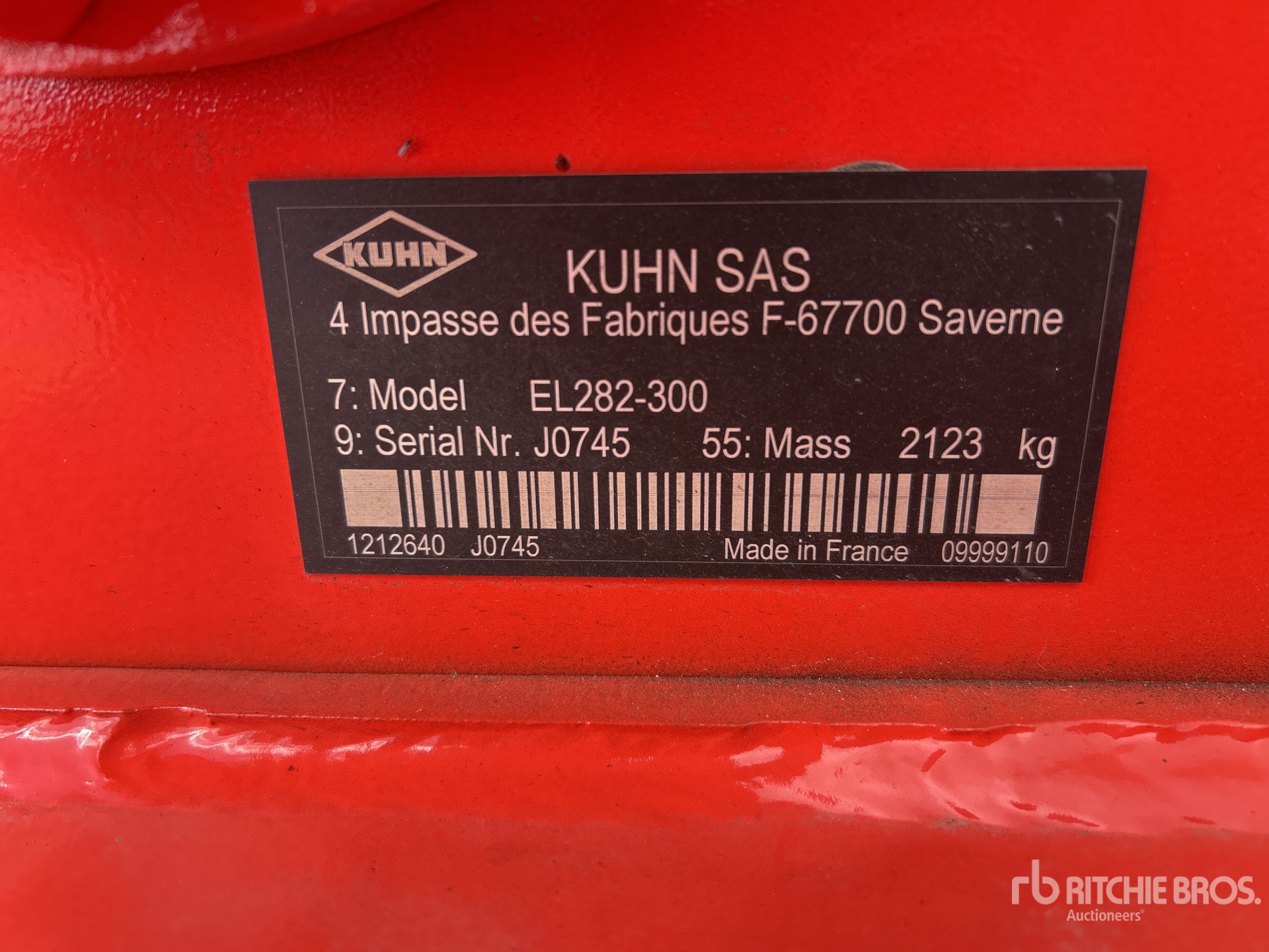 2022 Kuhn EL282-300