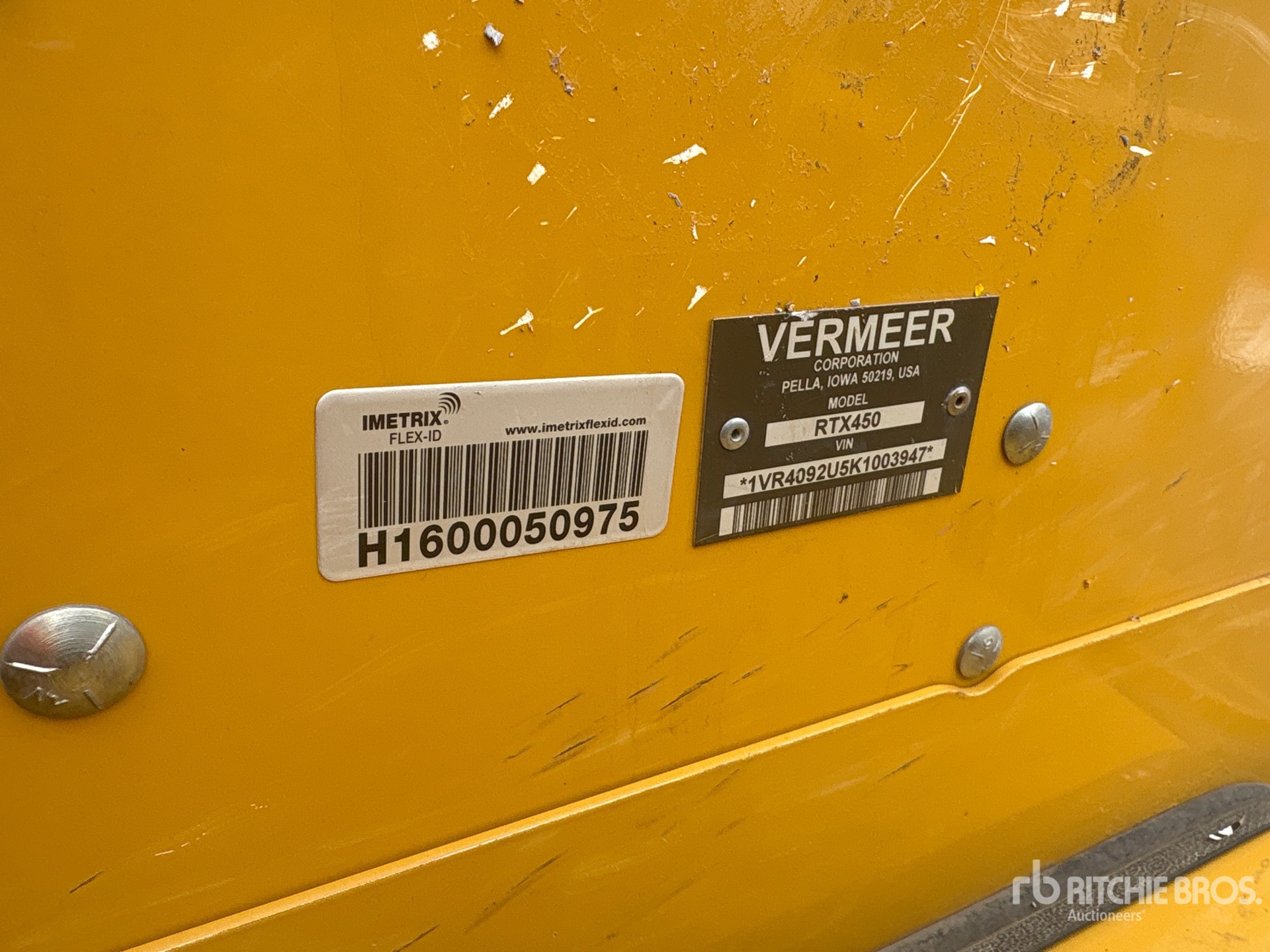 2019 Vermeer RTX450