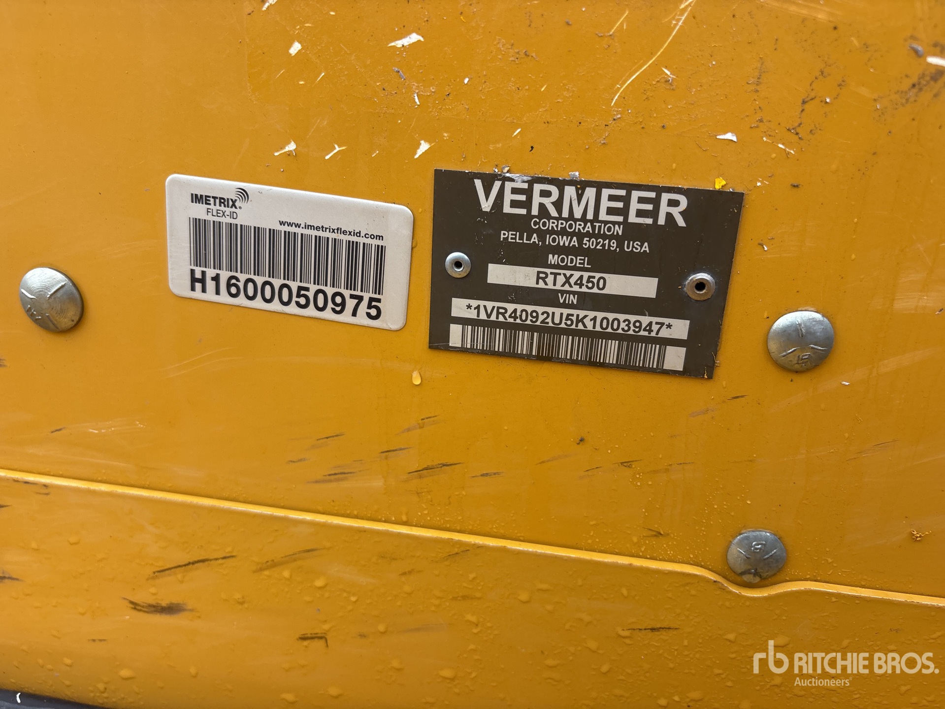 2019 Vermeer RTX450