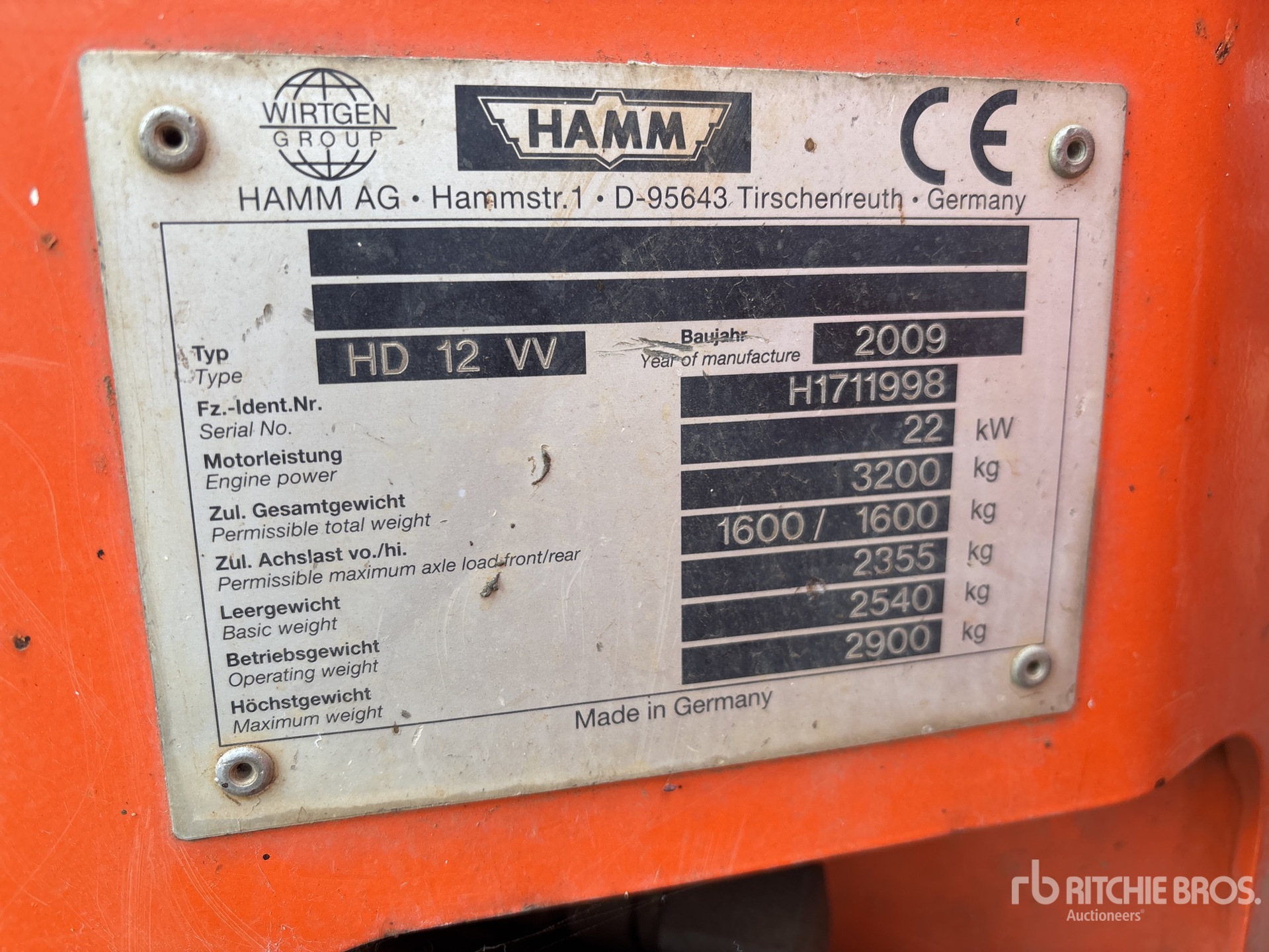 2009 Hamm HD12VV