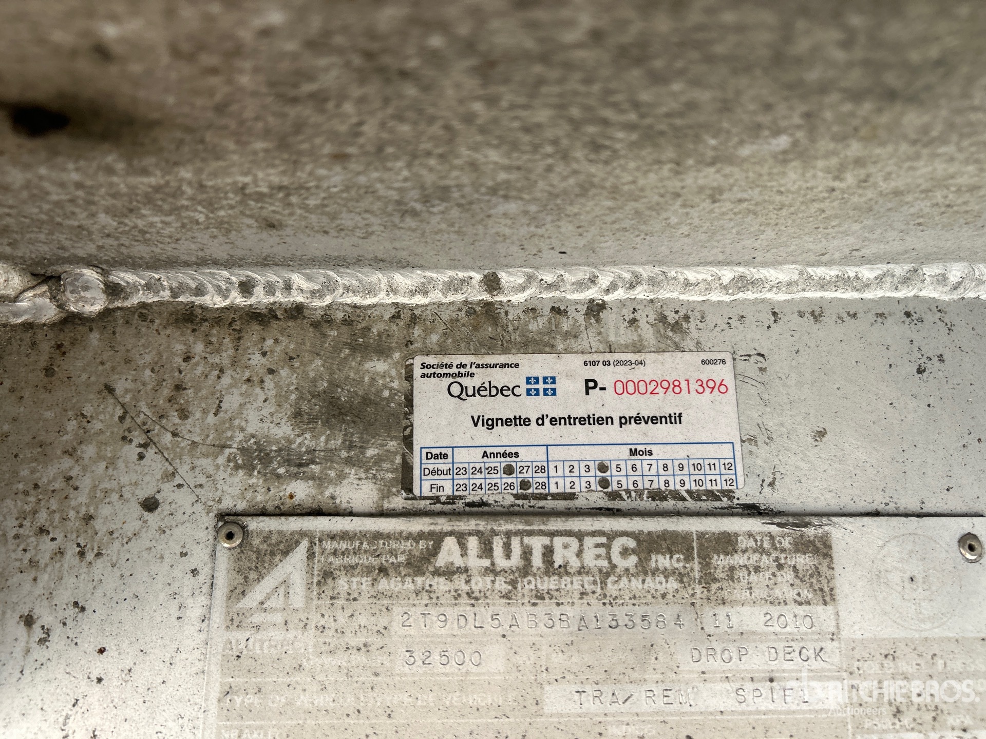 2011 Alutrec 53 FT T/A