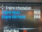 Cab with Engine Hours
