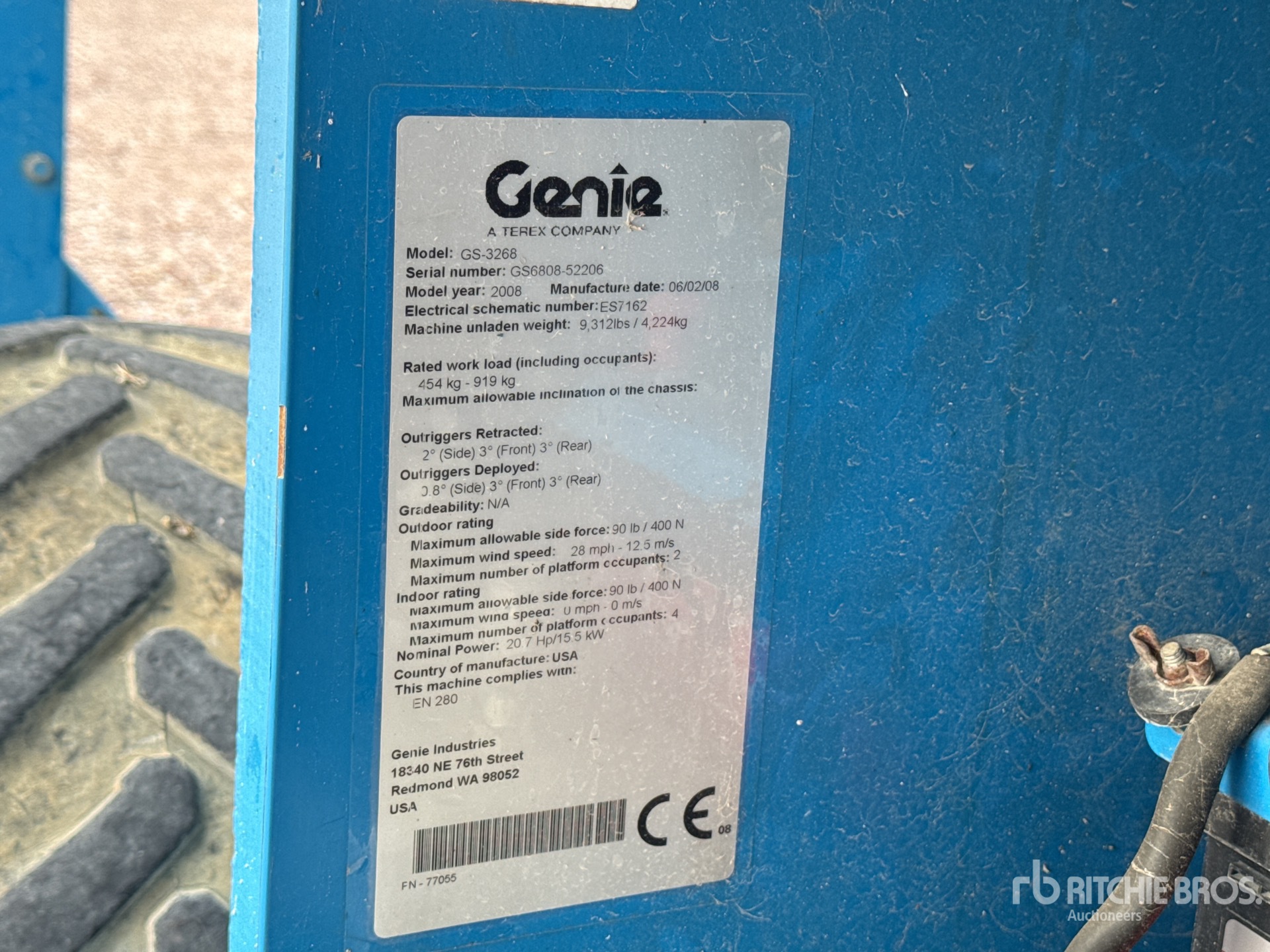 2008 Genie GS3268RT