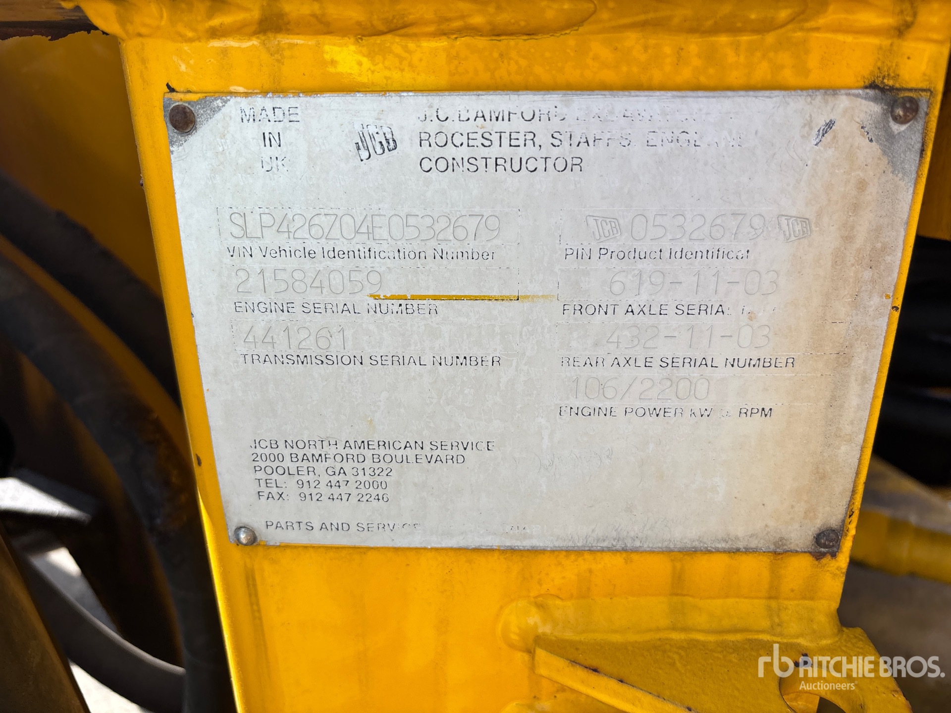 2004 JCB 426ZX