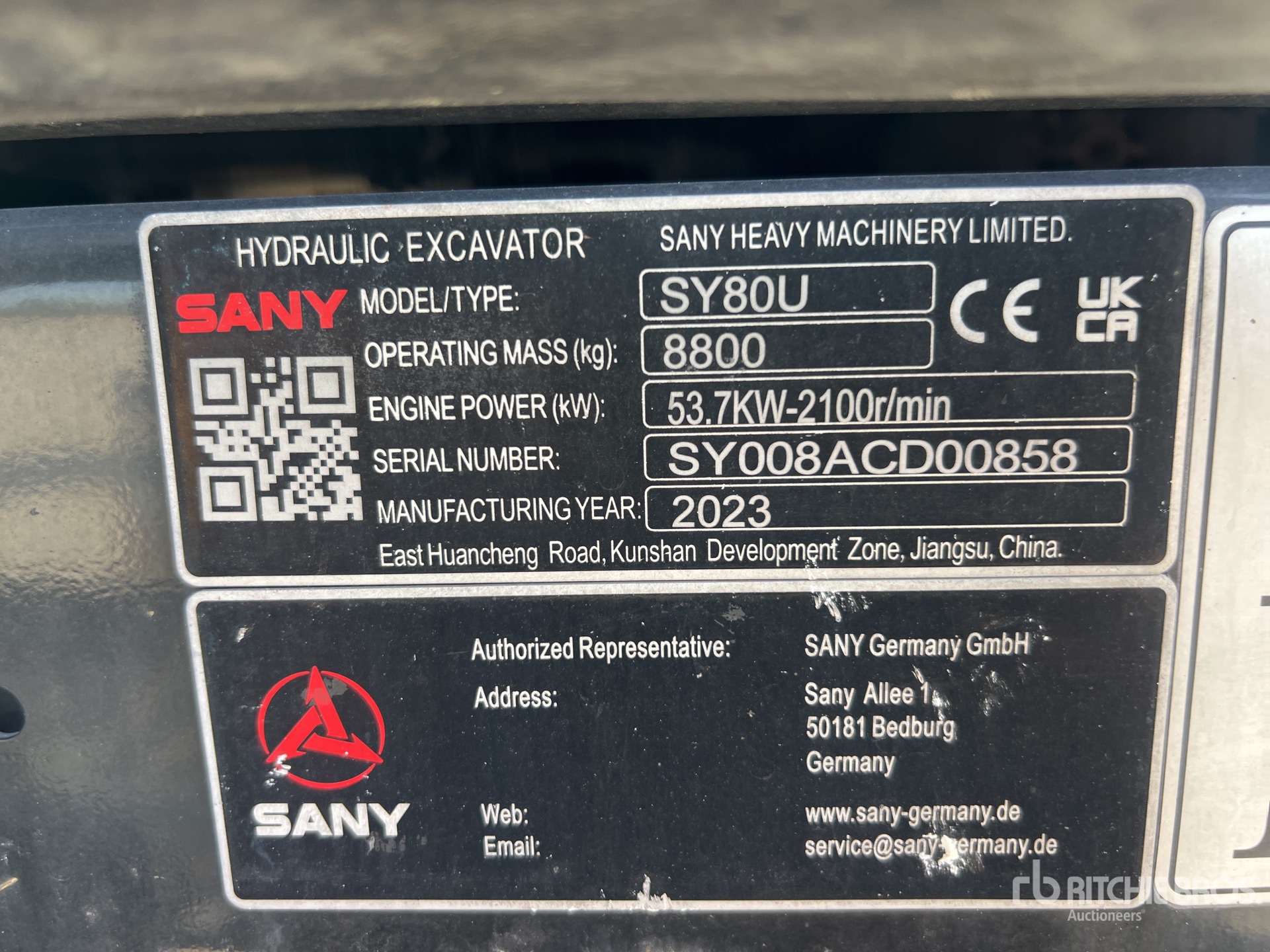 2023 Sany SY80U