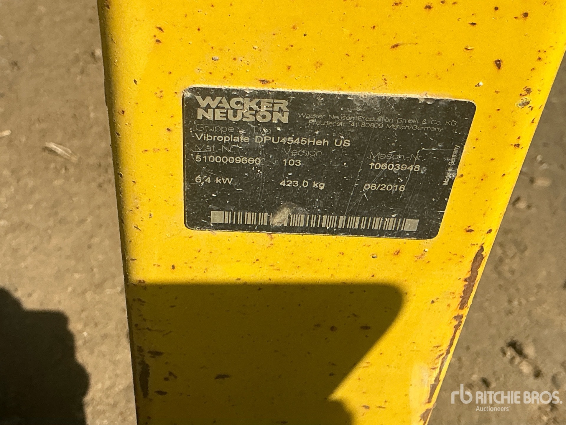 2016 Wacker Neuson DPU4545HEH