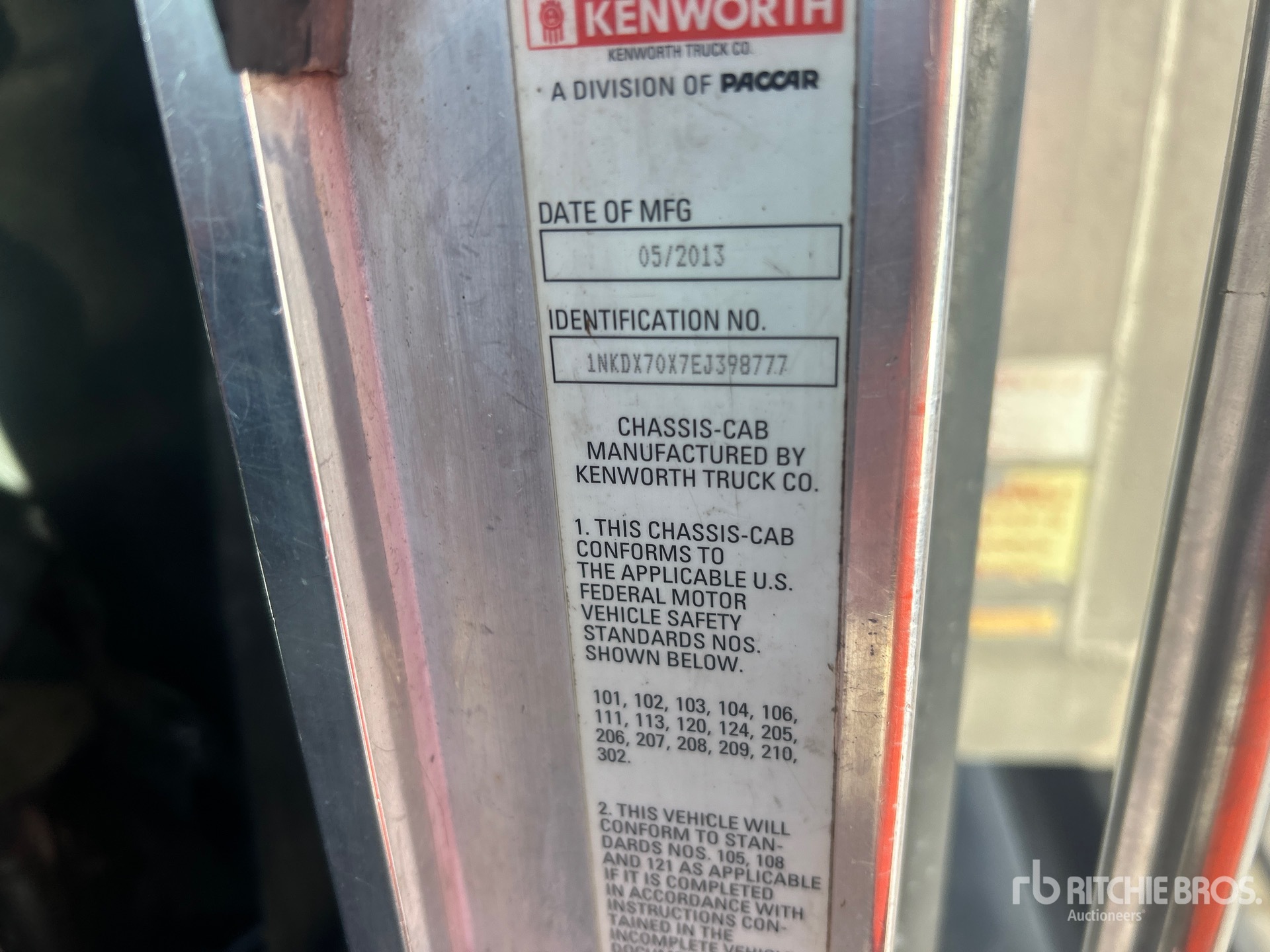 2014 Kenworth T800