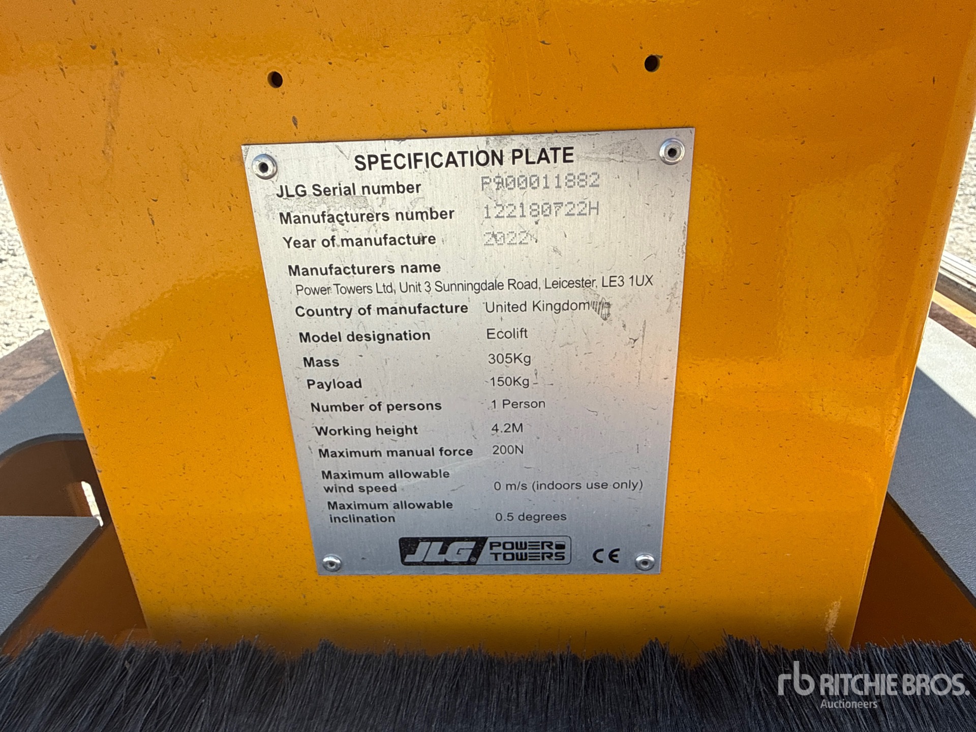 2022 JLG ECOLIFT