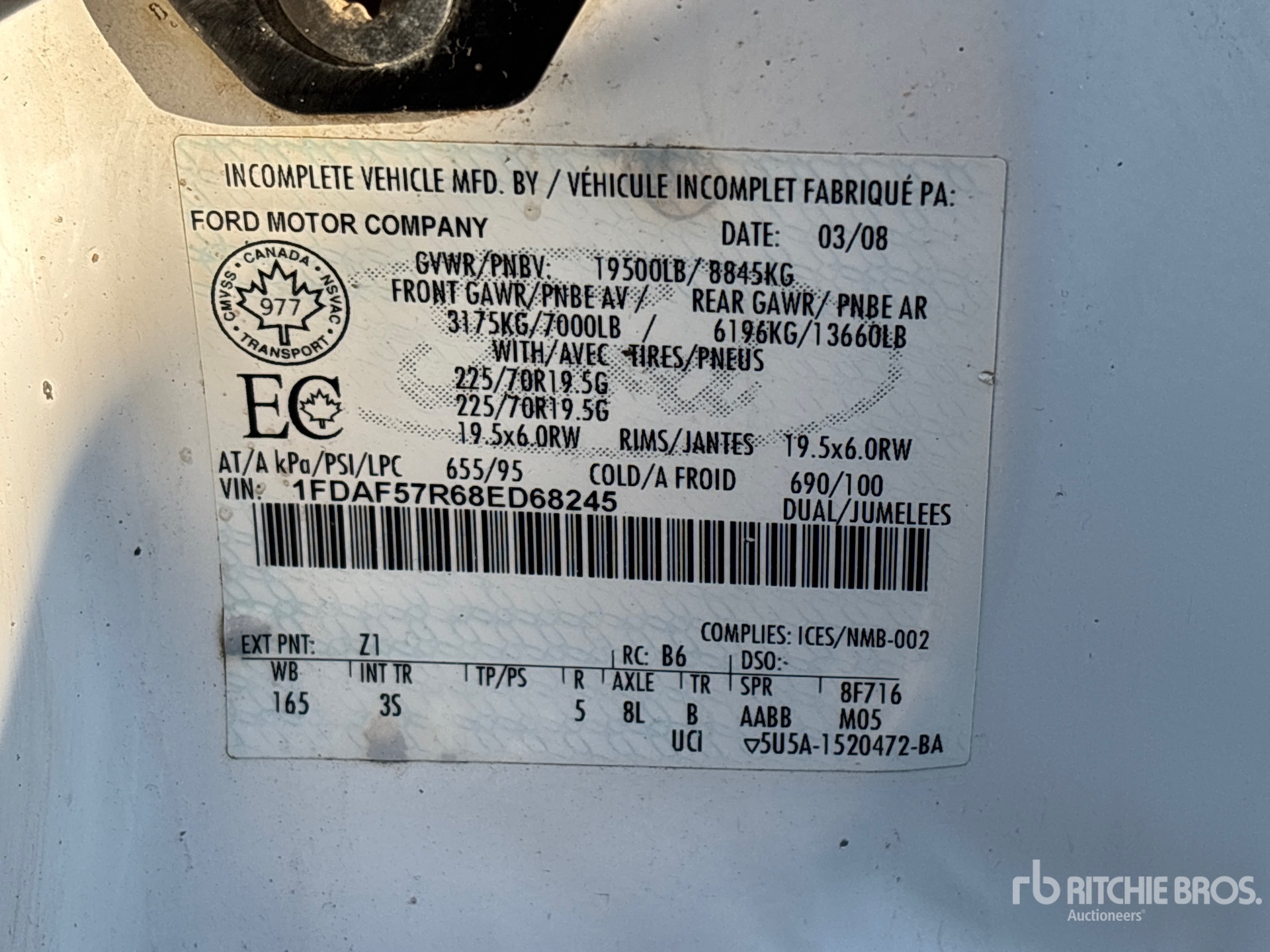 2008 Ford F-550