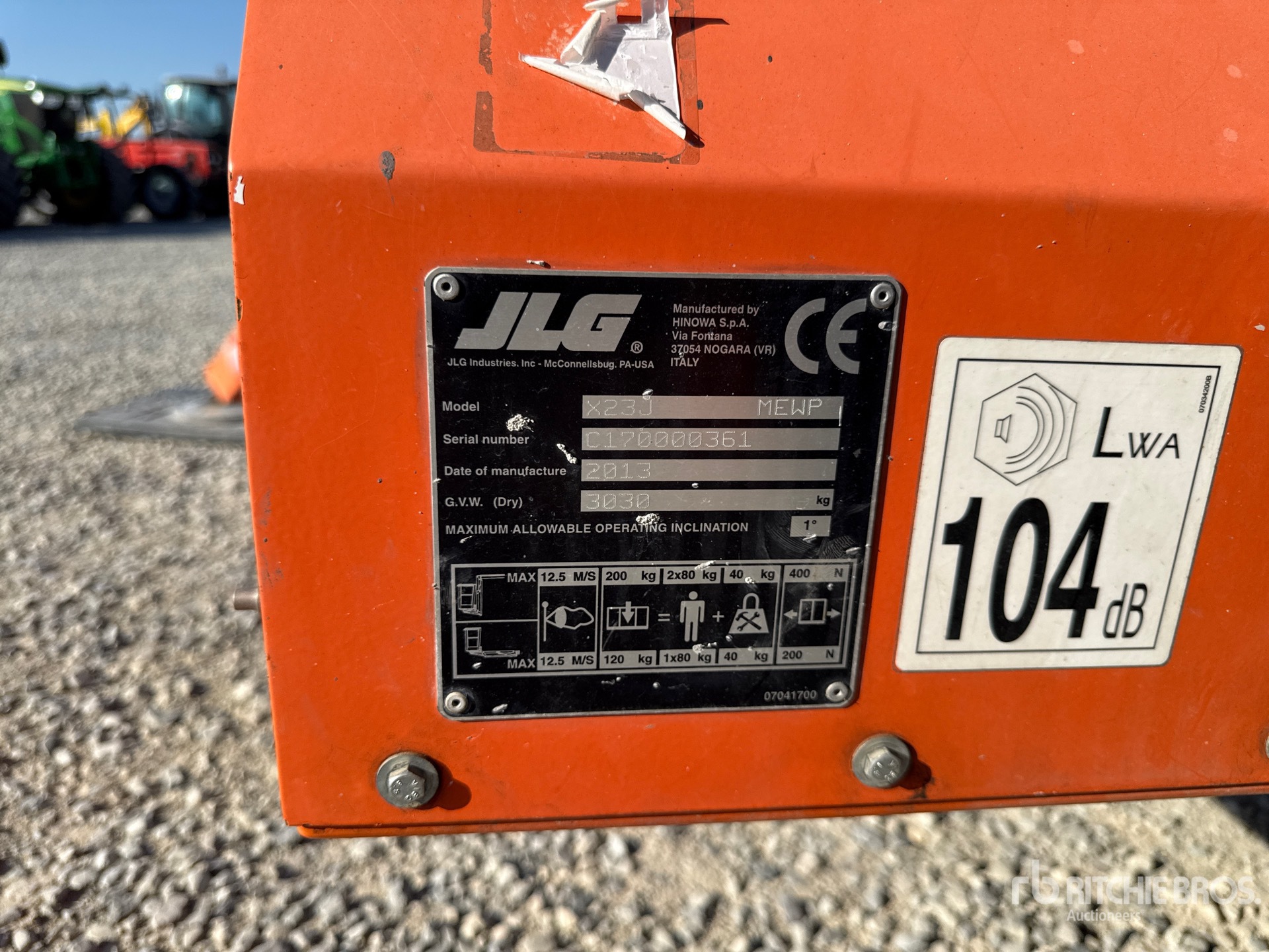 2013 JLG X23J