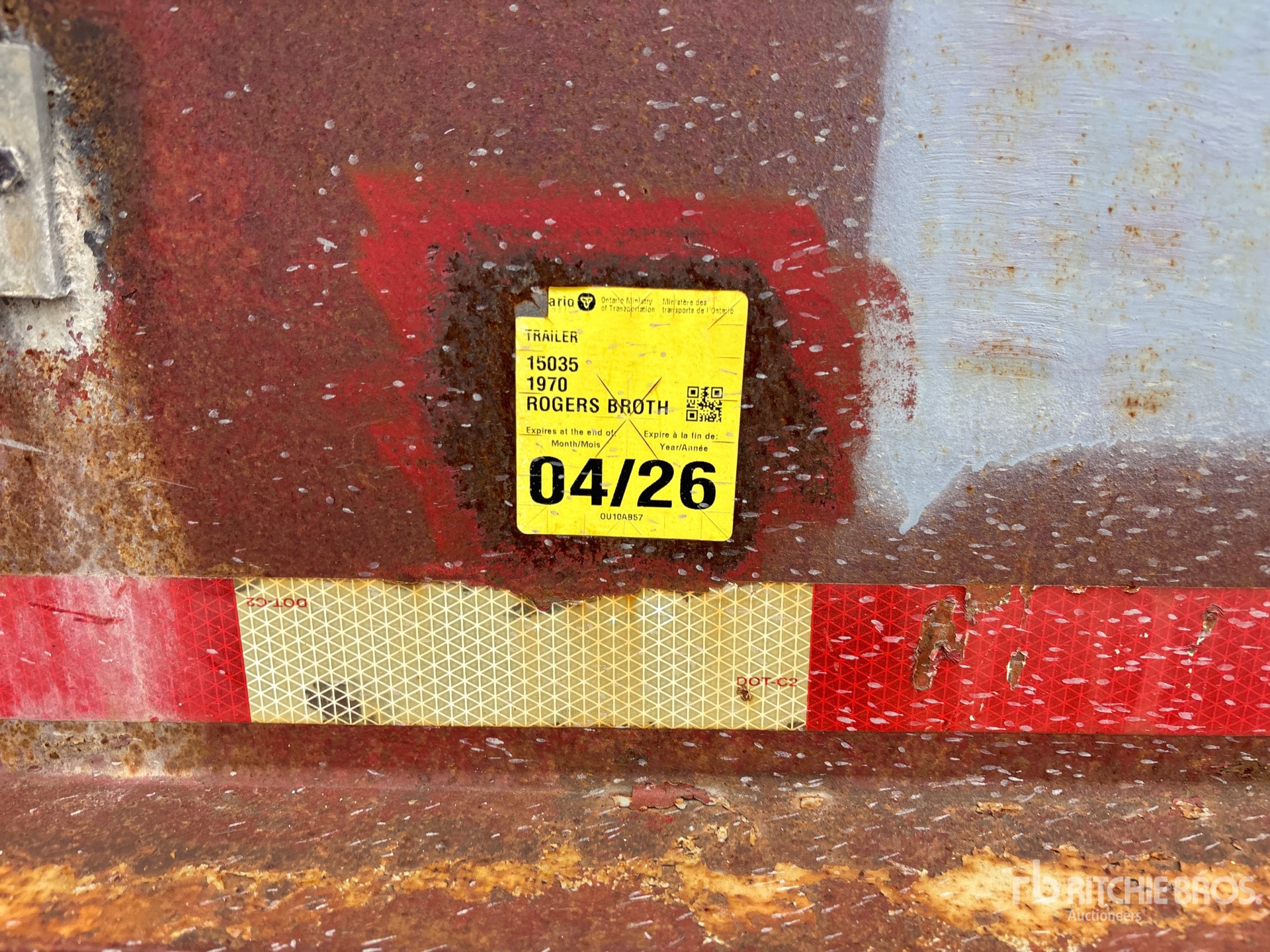 1970 Rogers 27 FT T/A GOOSENECK