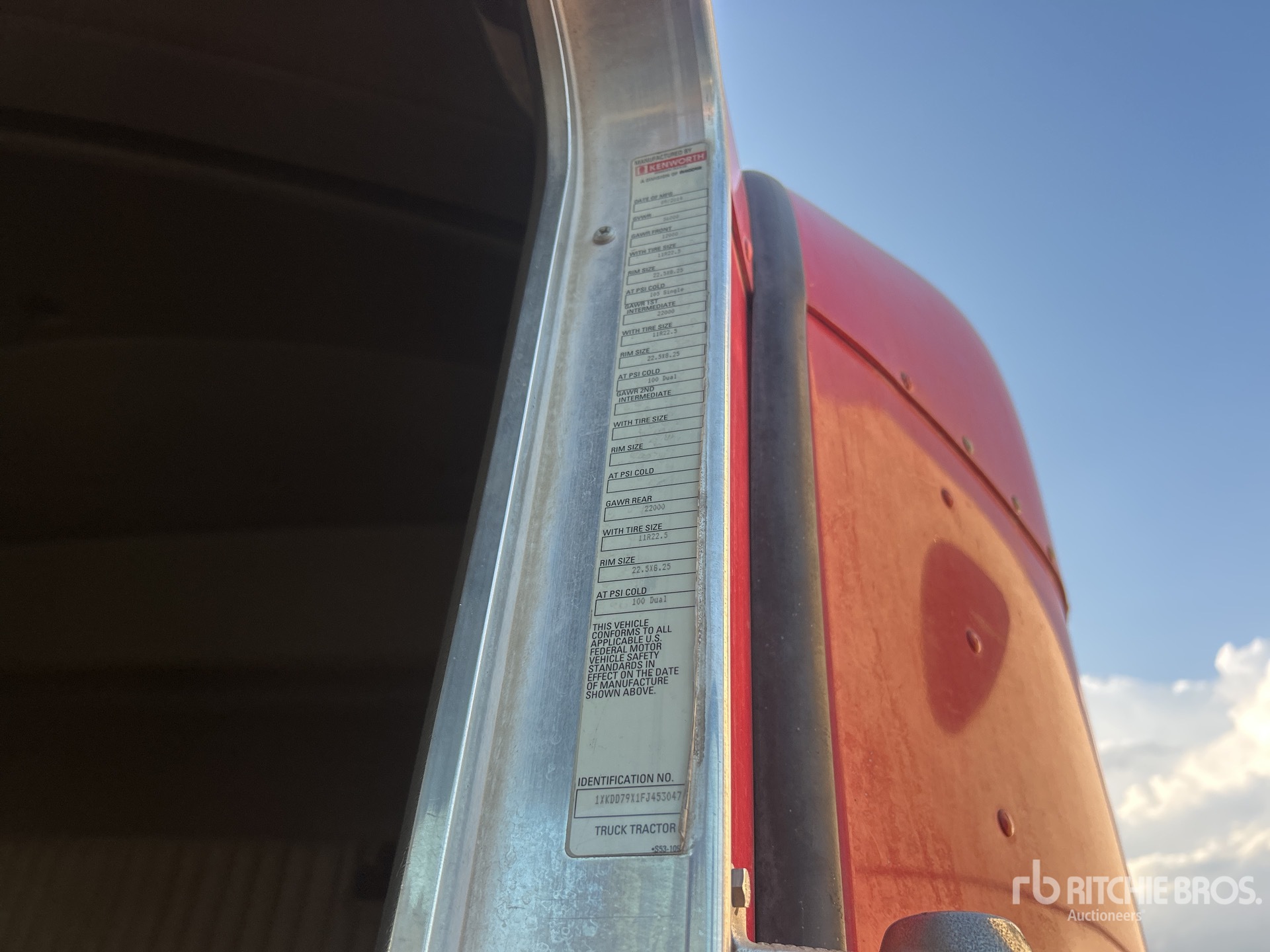2015 Kenworth T800