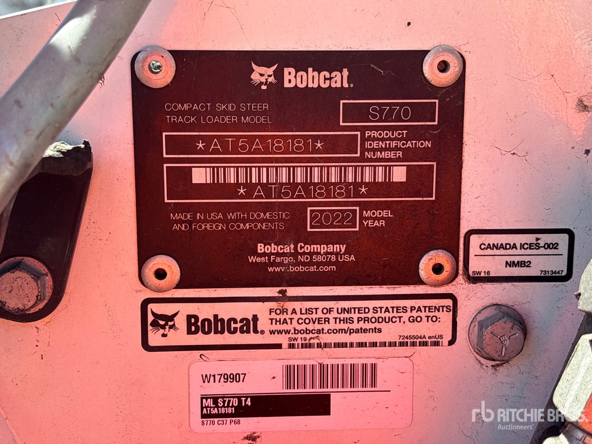 2022 Bobcat S770